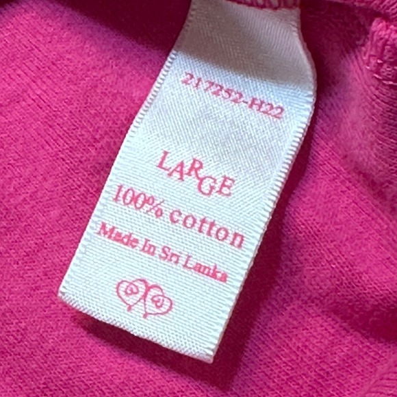 Y2K Victoria's Secret Graphic Love Pink Tank Top Cotton Size L - Picture 5 of 9